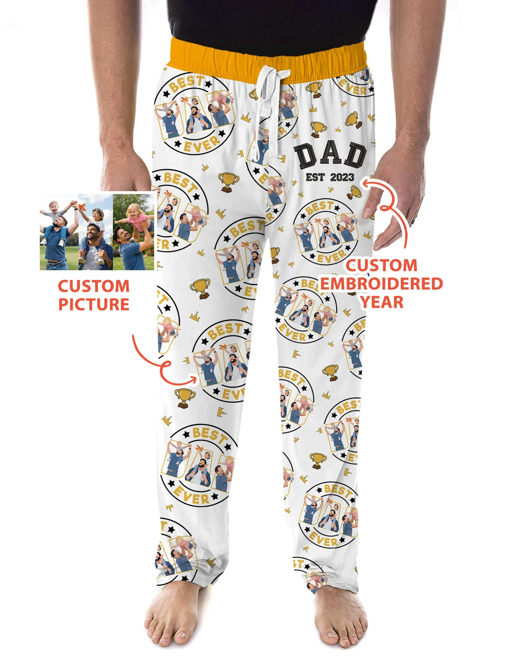 Vorlage Benutzerdefiniertes Herren-Pyjama-Set