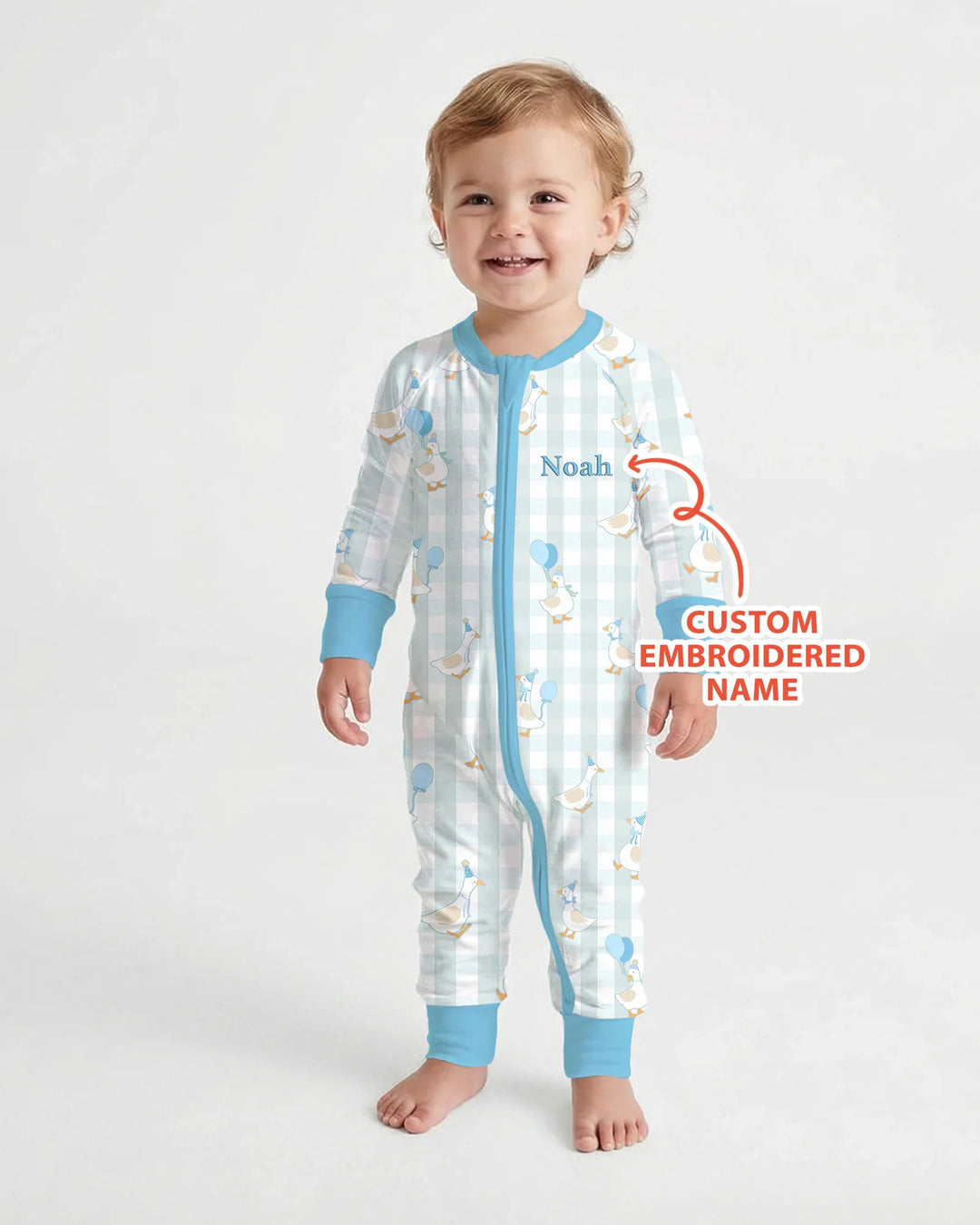 Gerippte Babykleidung mit individuellem Foto - Weich &amp; Skizzenhaft