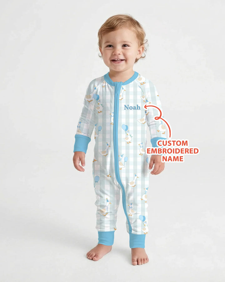 Gerippte Babykleidung mit individuellem Foto - Weich &amp; Skizzenhaft