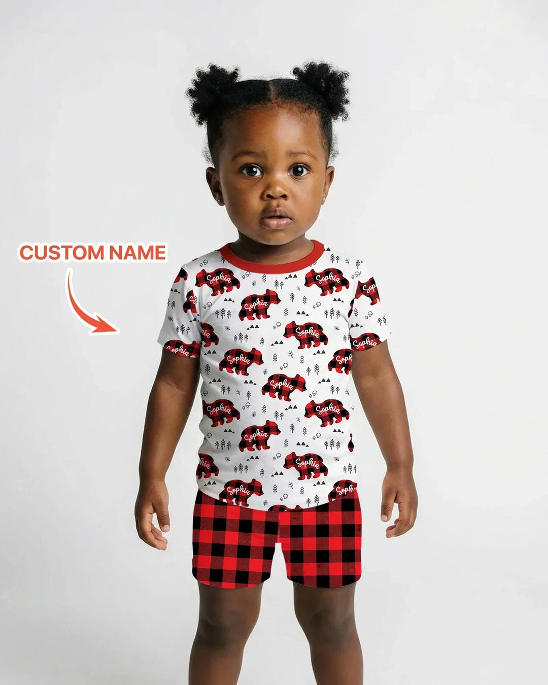 Zweiteiliges Pyjama-Set mit kurzen Ärmeln und Shorts im Sommer-Design