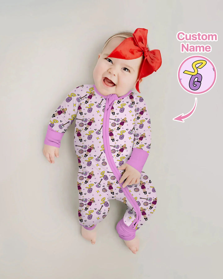 Gerippte Babykleidung mit individuellem Foto - Weich &amp; Skizzenhaft
