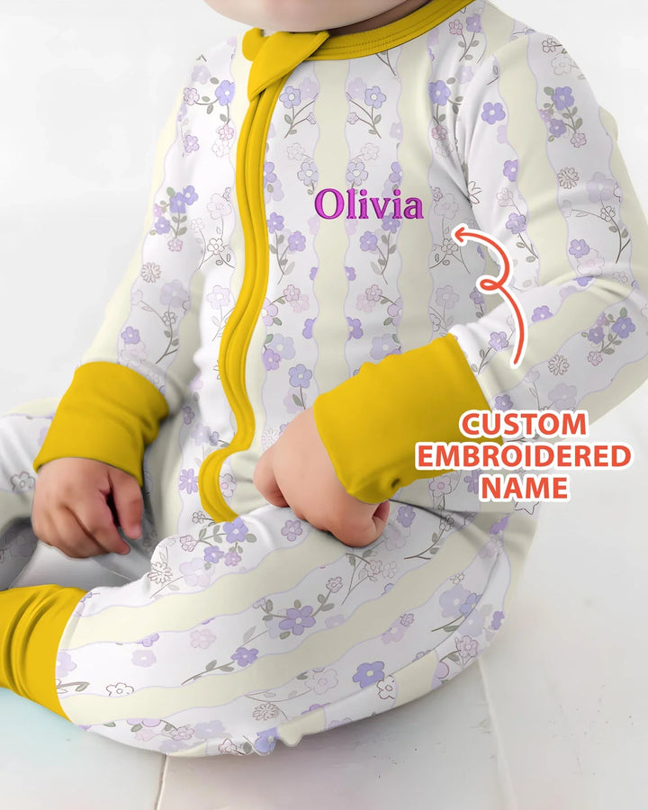 Gerippte Babykleidung mit individuellem Foto - Weich &amp; Skizzenhaft
