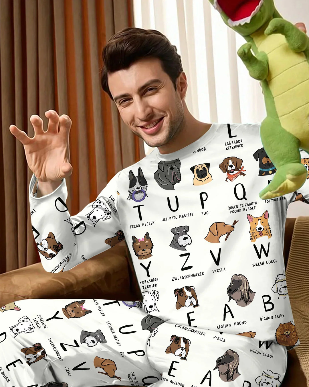 Vorlage Herren-Pyjama-Set