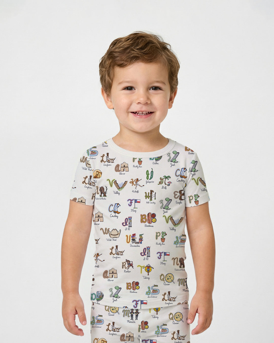 Zweiteiliges, kurzärmliges Pyjama-Set mit Marienkäfern