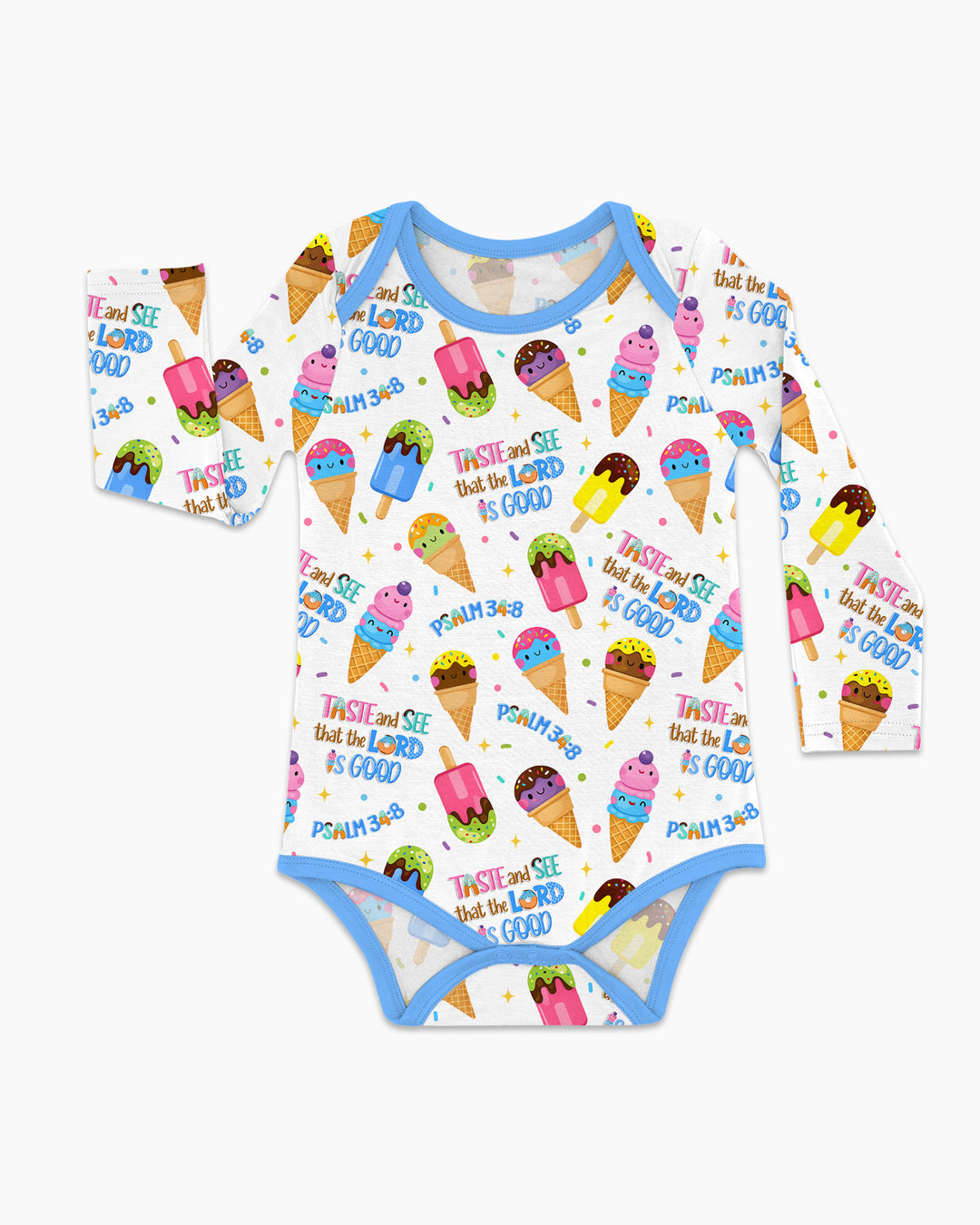 Gerippte Babykleidung mit individuellem Foto - Weich &amp; Skizzenhaft
