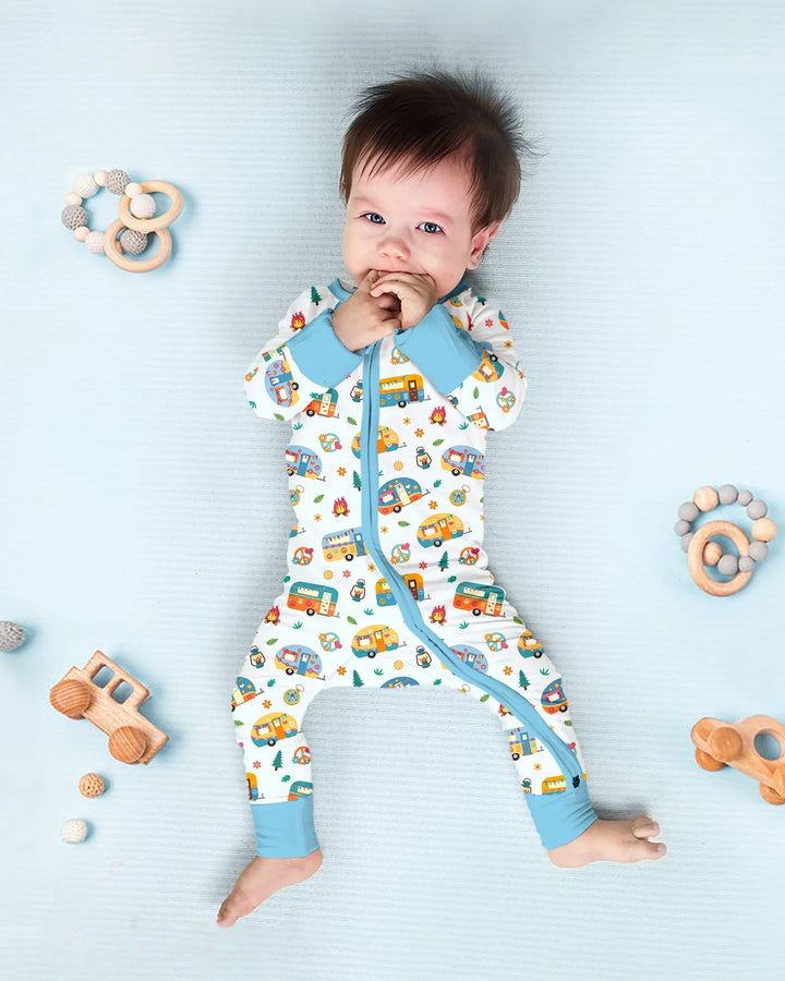 Gerippte Babykleidung mit individuellem Foto - Weich &amp; Skizzenhaft