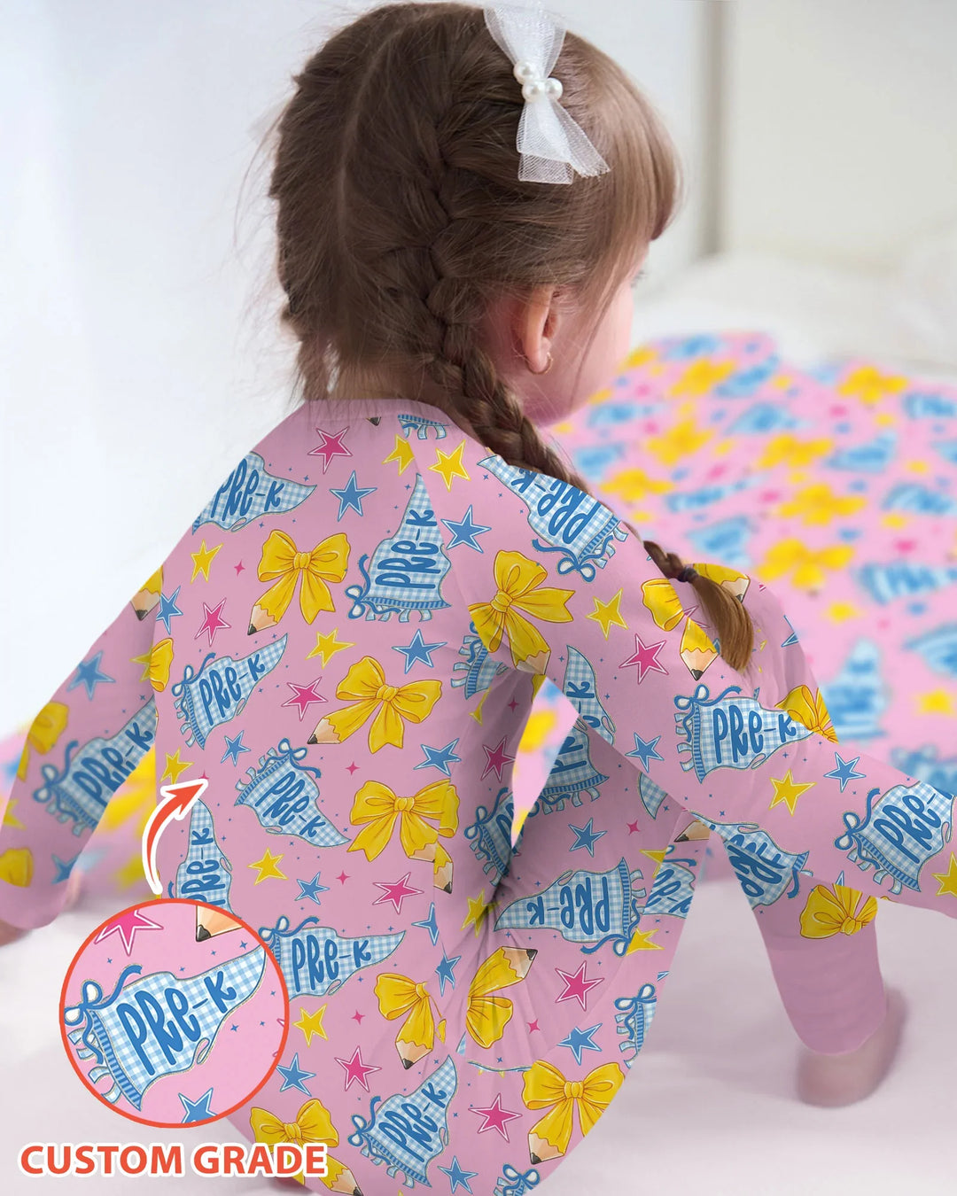 Gerippte Babykleidung mit individuellem Foto - Weich &amp; Skizzenhaft