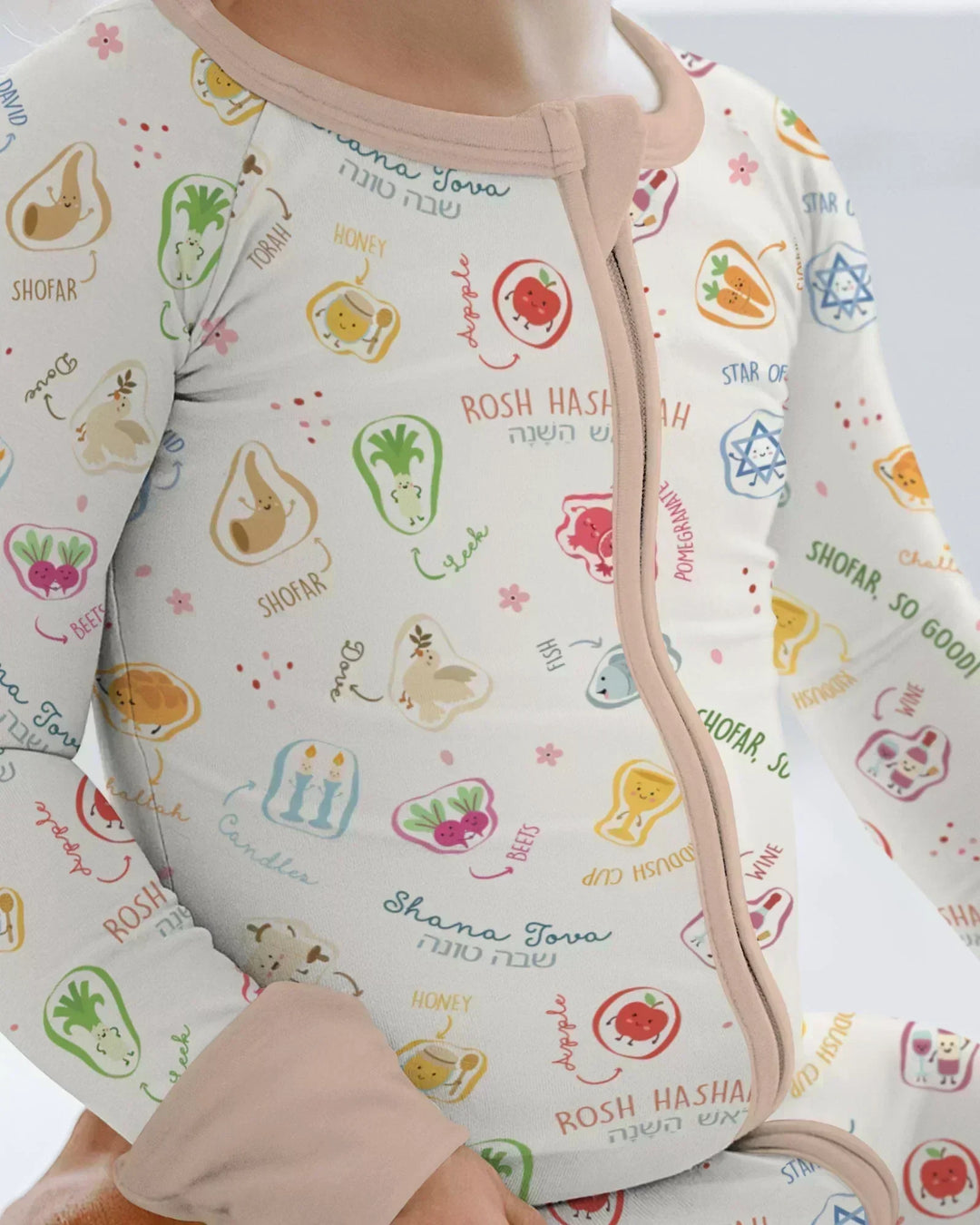 Gerippte Babykleidung mit individuellem Foto - Weich &amp; Skizzenhaft