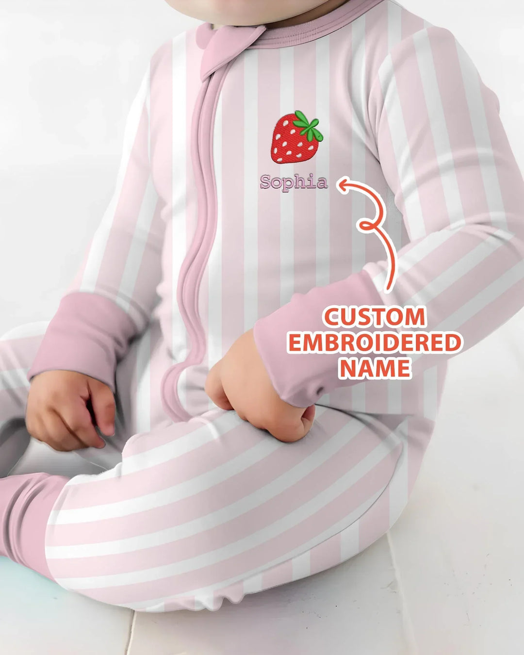 Gerippte Babykleidung mit individuellem Foto - Weich &amp; Skizzenhaft