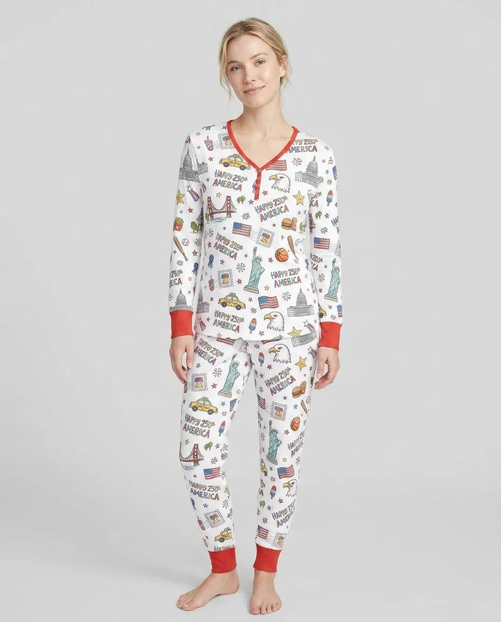 Vorlage Bambus Damen Pyjama Set