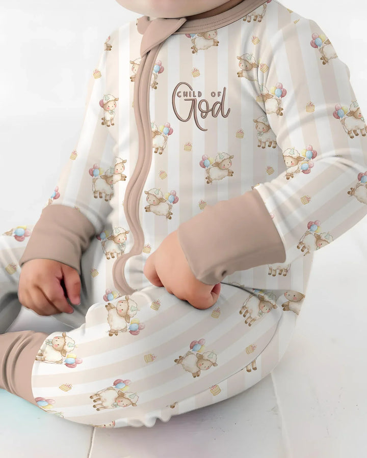 Gerippte Babykleidung mit individuellem Foto - Weich &amp; Skizzenhaft