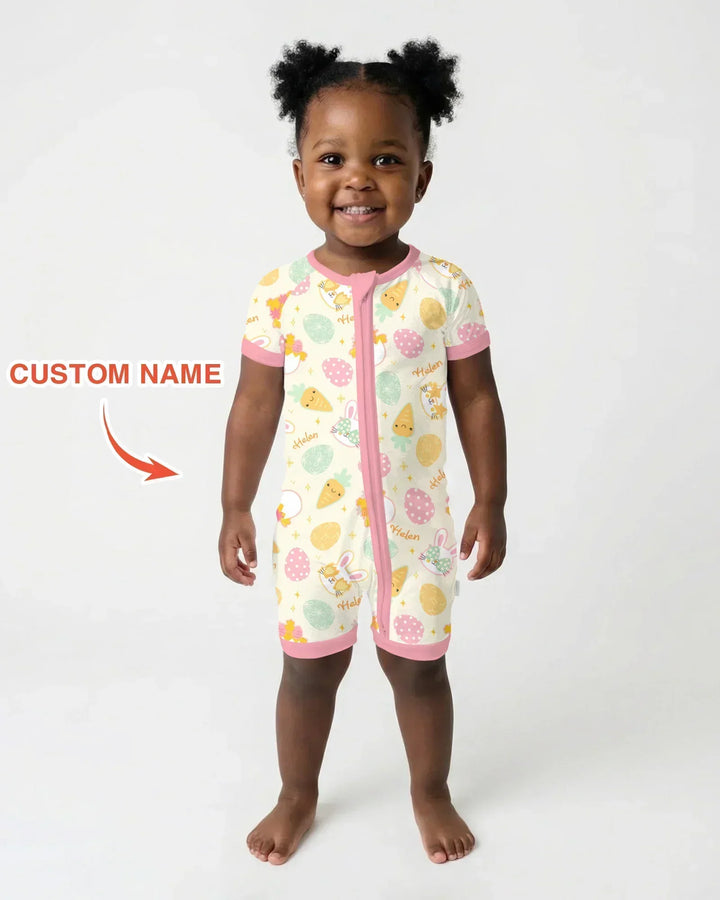 Retro Easter Bamboo Shorty Zippy