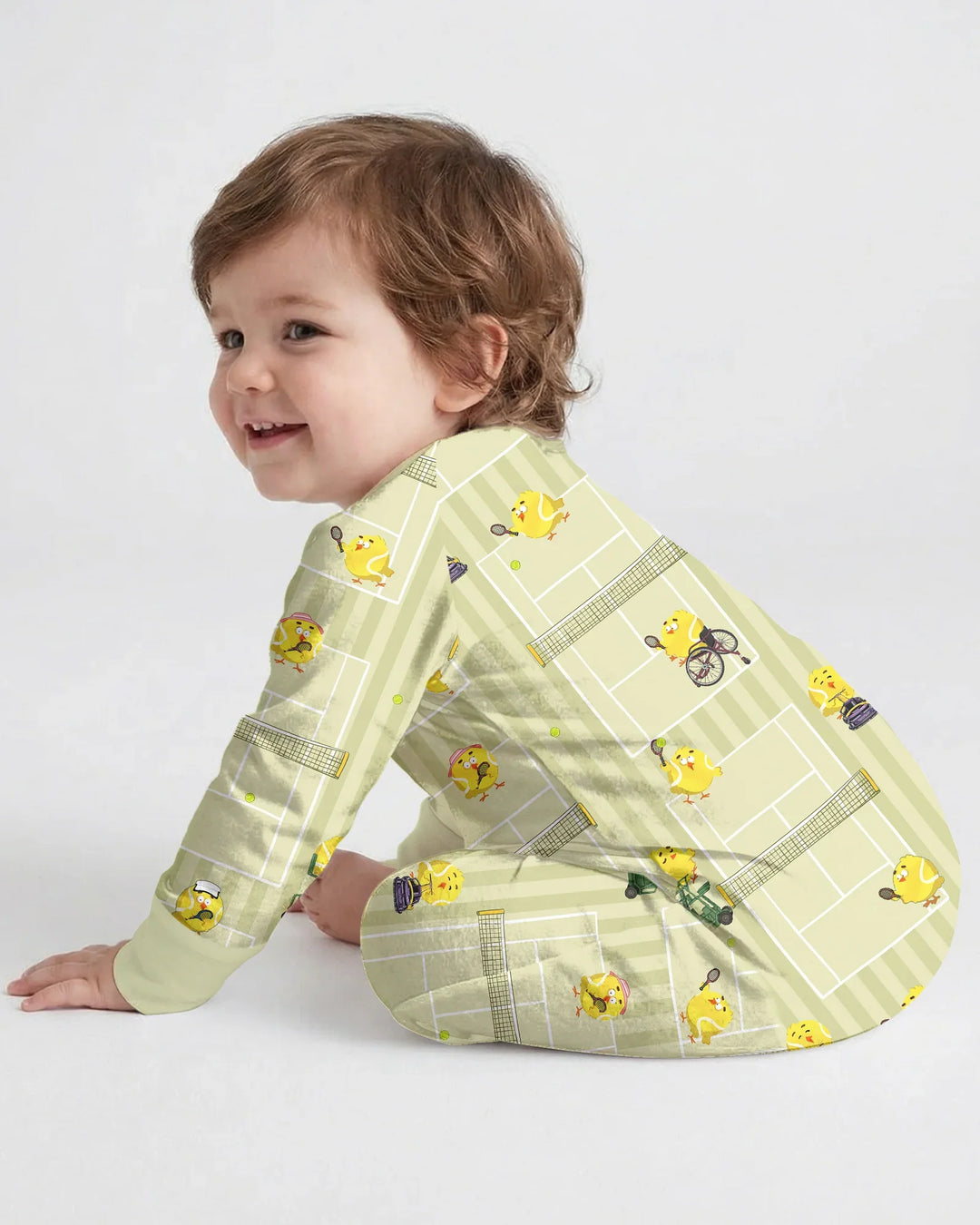 Gerippte Babykleidung mit individuellem Foto - Weich &amp; Skizzenhaft