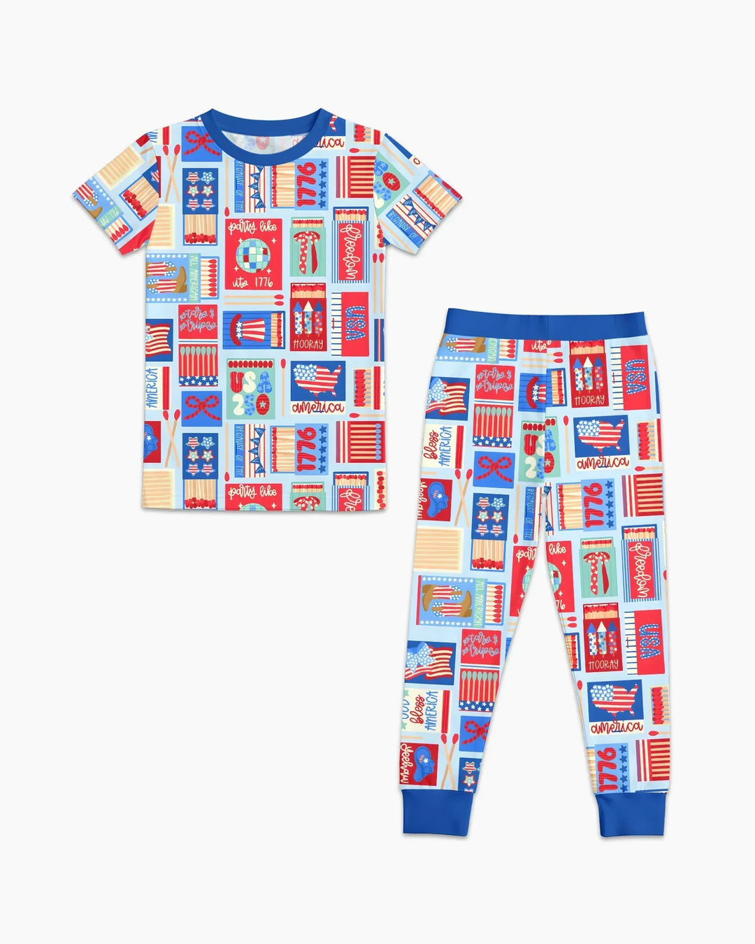 Zweiteiliges, kurzärmliges Pyjama-Set mit Marienkäfern