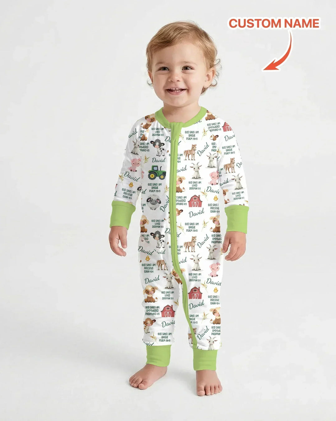 Gerippte Babykleidung mit individuellem Foto - Weich &amp; Skizzenhaft