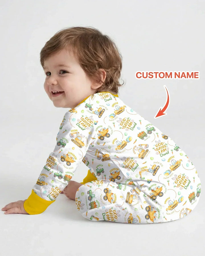 Gerippte Babykleidung mit individuellem Foto - Weich &amp; Skizzenhaft