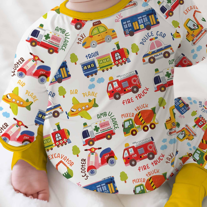 Gerippte Babykleidung mit individuellem Foto - Weich &amp; Skizzenhaft