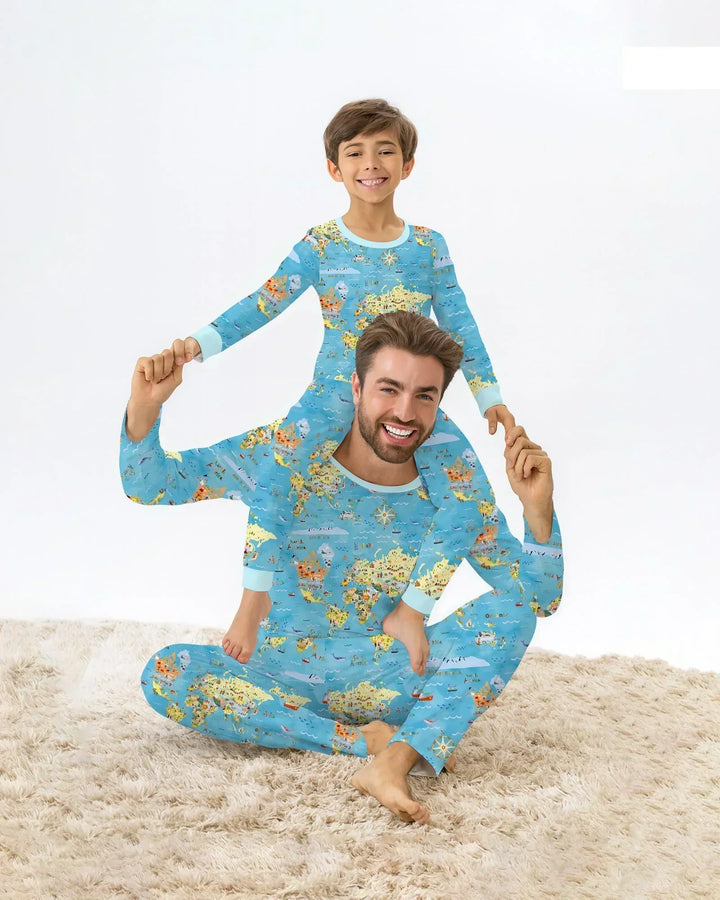 Vorlage Herren-Pyjama-Set