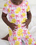Zweiteiliges, kurzärmliges Pyjama-Set mit Marienkäfern