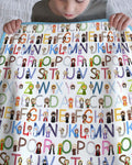 Saint ABCs Bamboo Blanket