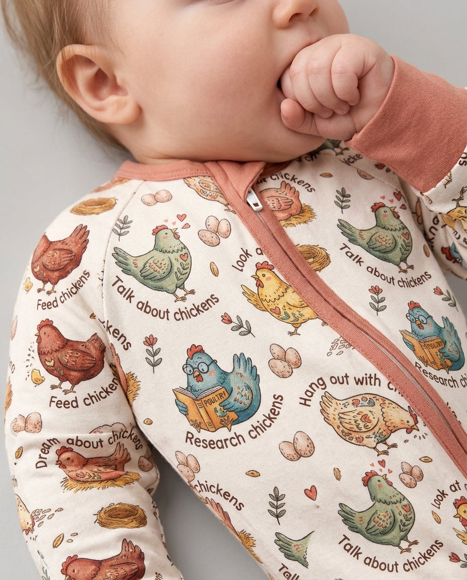 Chicken Lover Bamboo Convertible Zippy