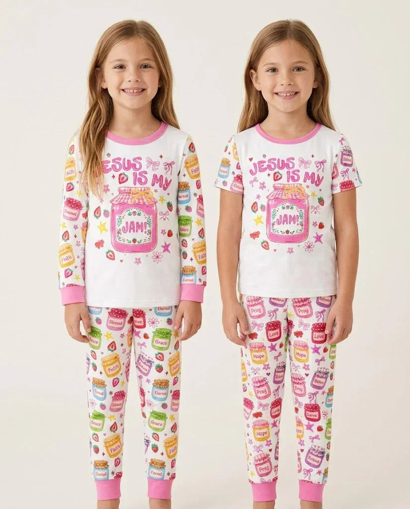Zweiteiliges, kurzärmliges Pyjama-Set mit Marienkäfern