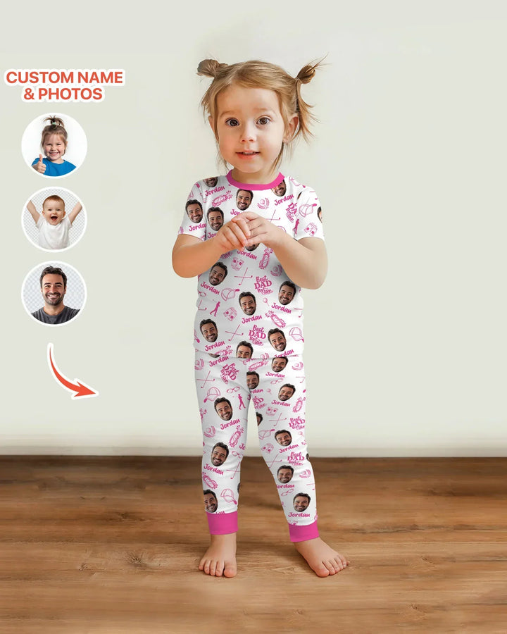Zweiteiliges, kurzärmliges Pyjama-Set mit Marienkäfern
