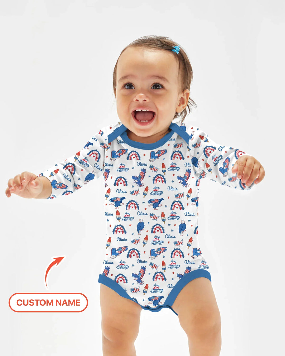 Long Live America Bamboo Bodysuit