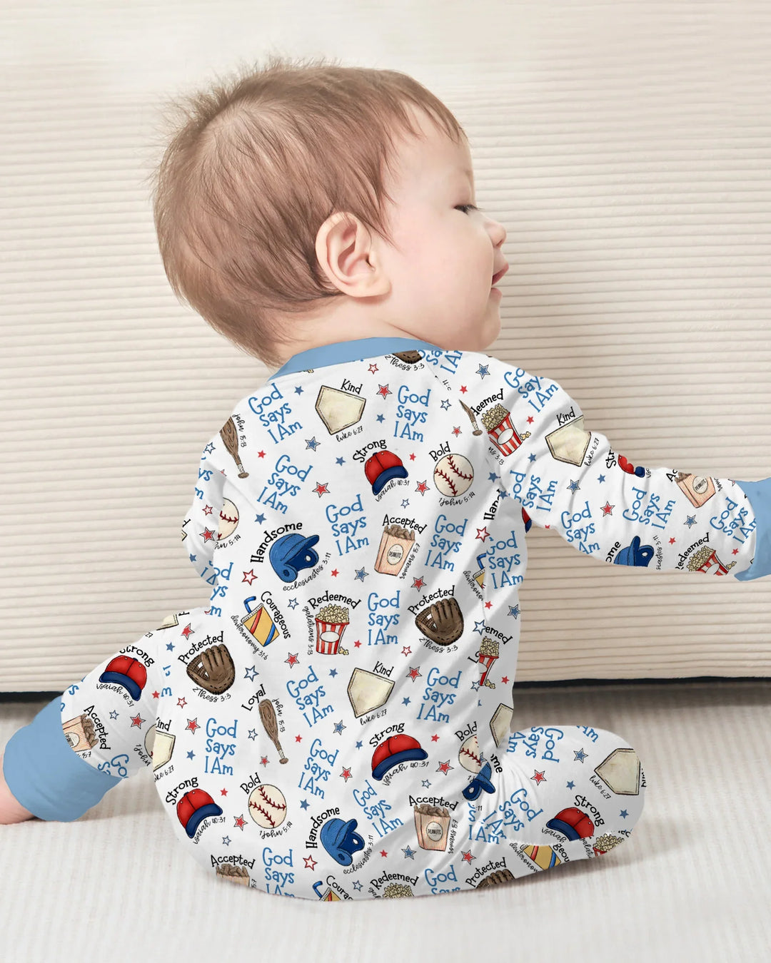 Gerippte Babykleidung mit individuellem Foto - Weich &amp; Skizzenhaft