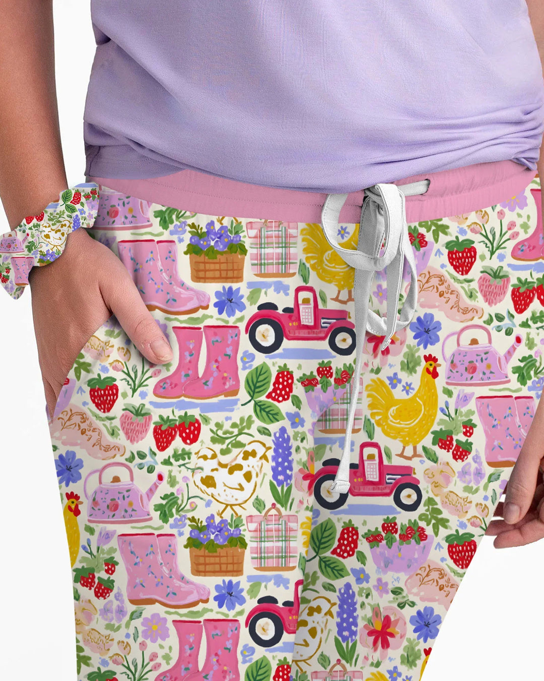 Farmleben Mama & Ich Passendes Schlafanzug-Set für Damen aus Bambus nach Maß