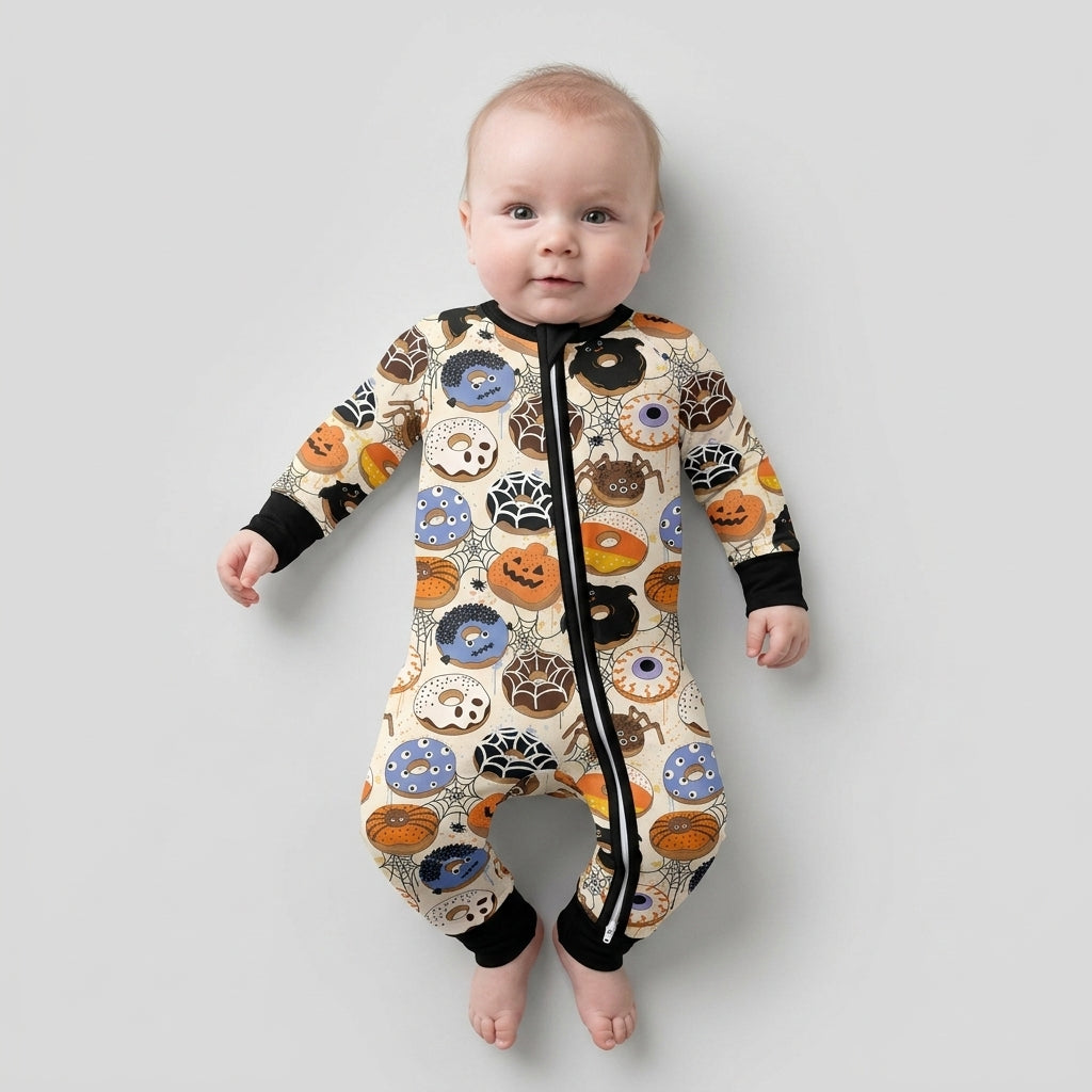 Cute Spooky Donuts Bamboo Convertible Zippy