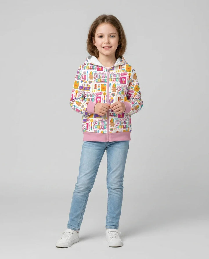 Custom Name Classroom Cuties Bamboo Zip Hoodie