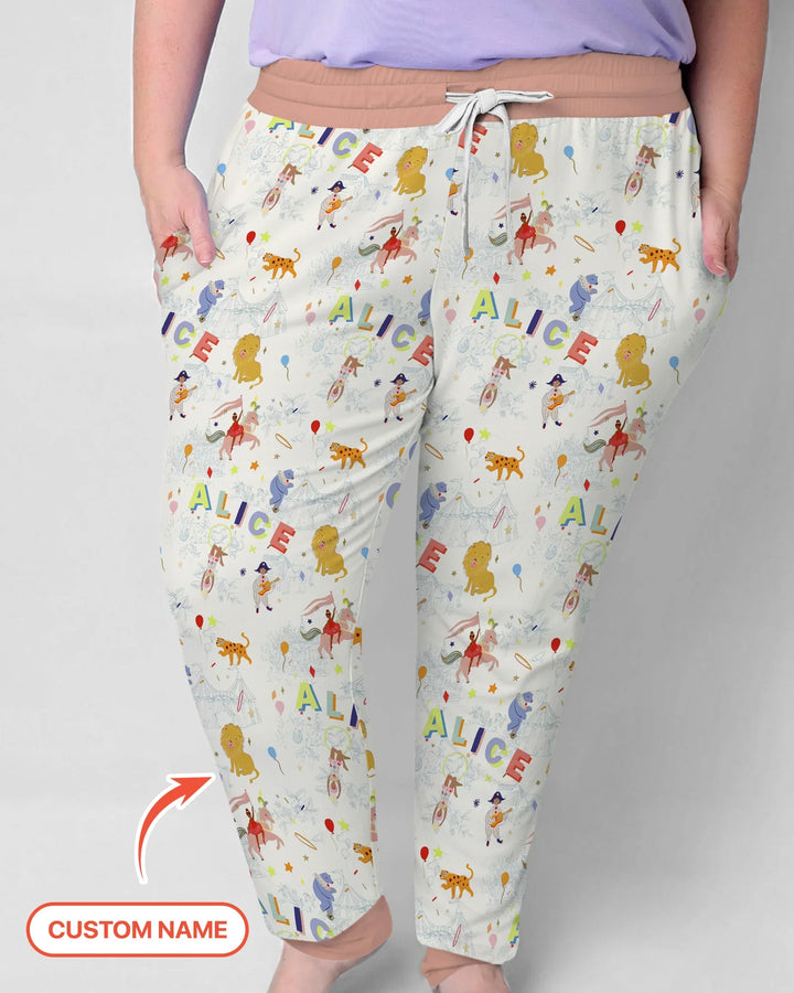 Template Damen Pyjama-Set aus personalisiertem Bambus