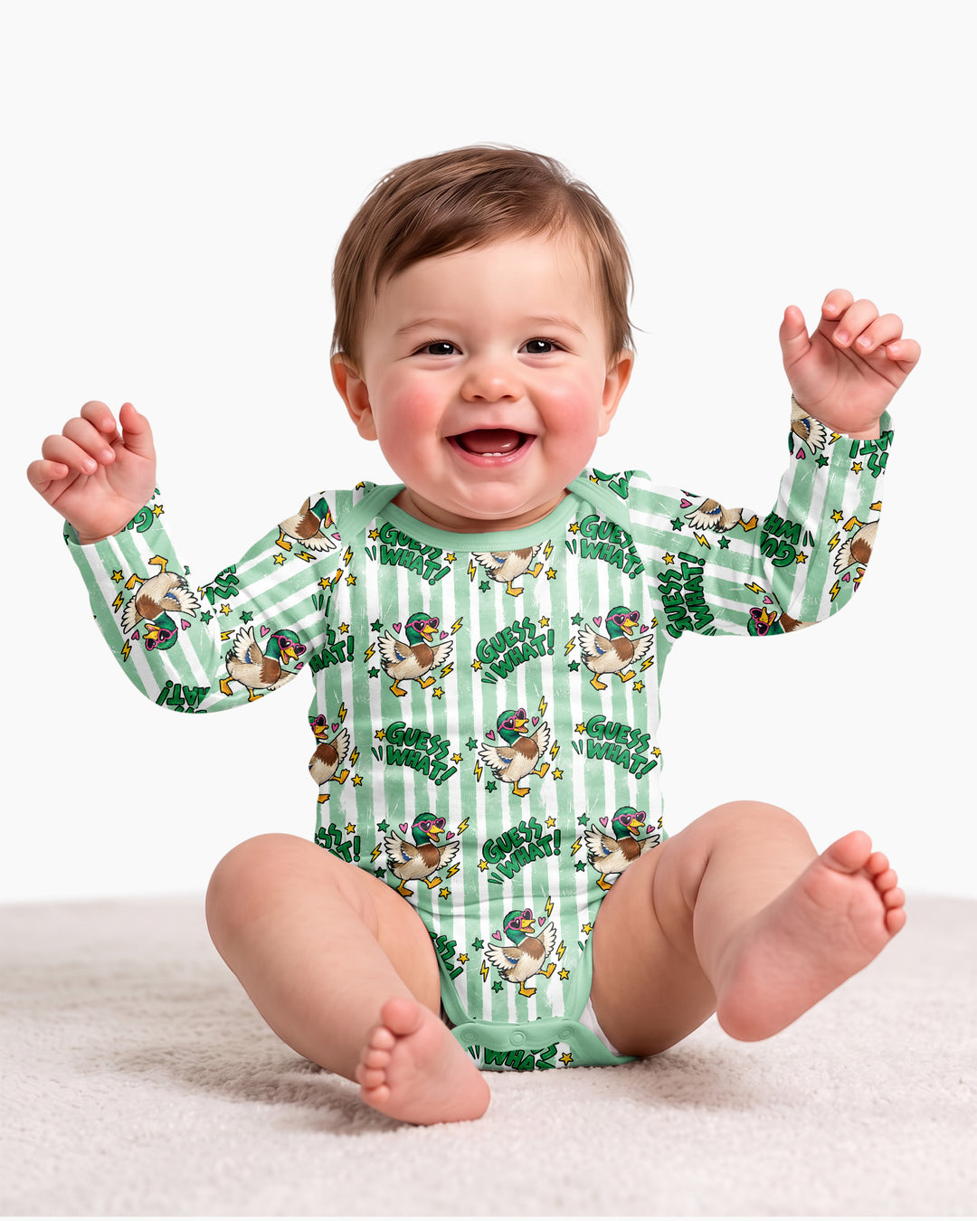 Guess What Mallard Butt Bamboo Bodysuit