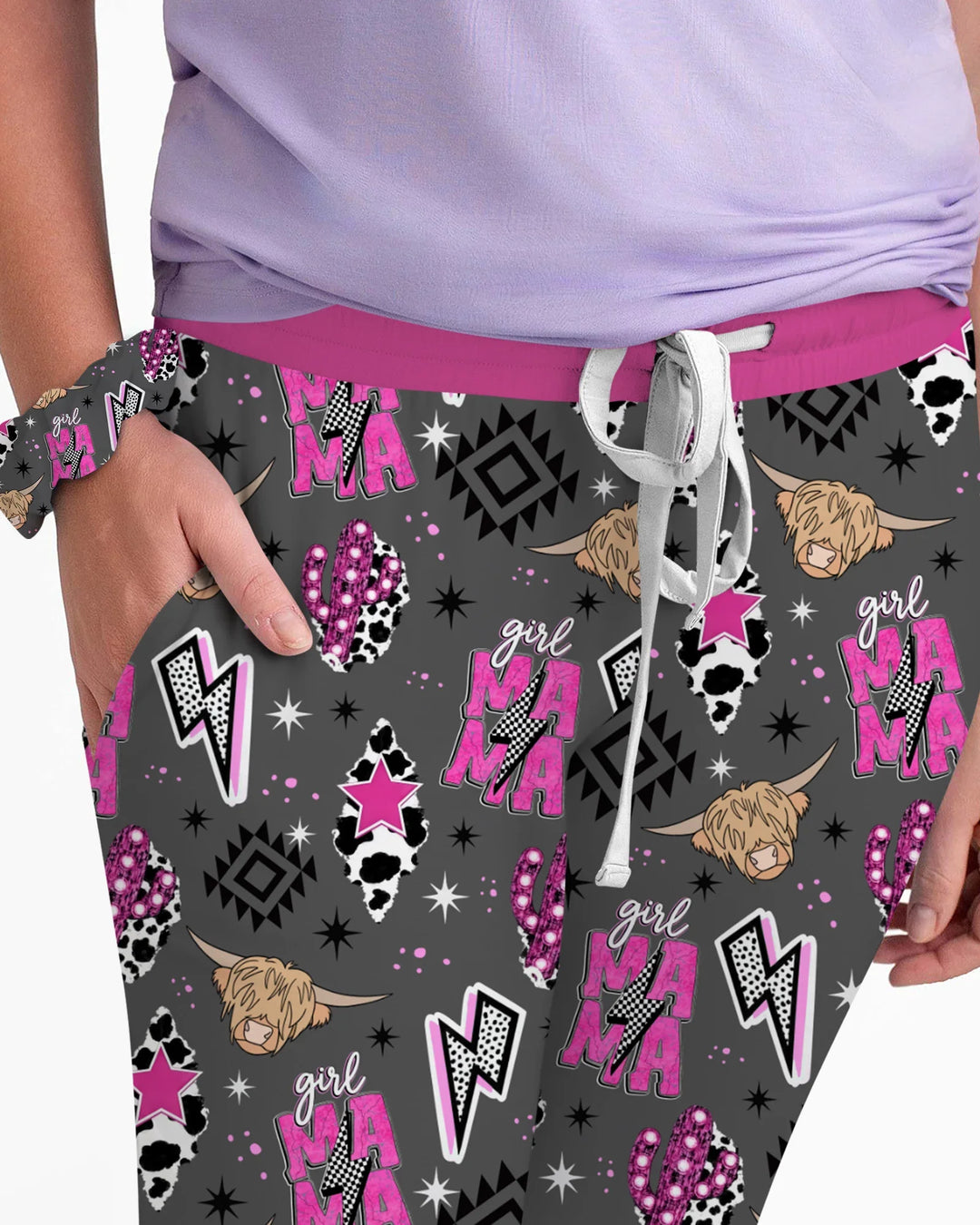 Western Mama & Me passendes Pyjama-Set für Damen aus Bambus