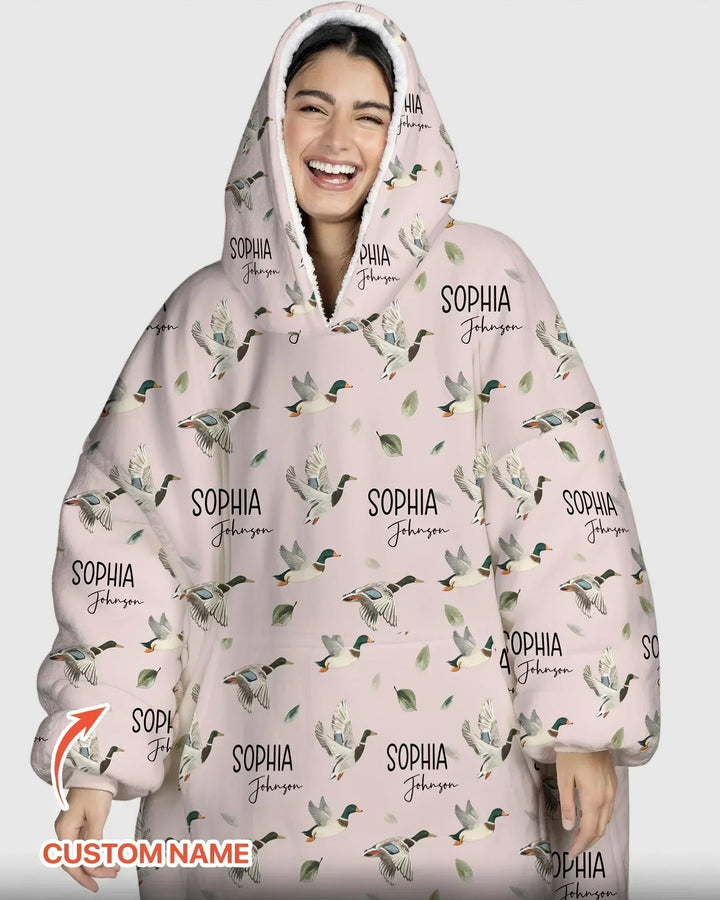 Personalisierbarer Stockenten-Bambus-Deckenhoodie