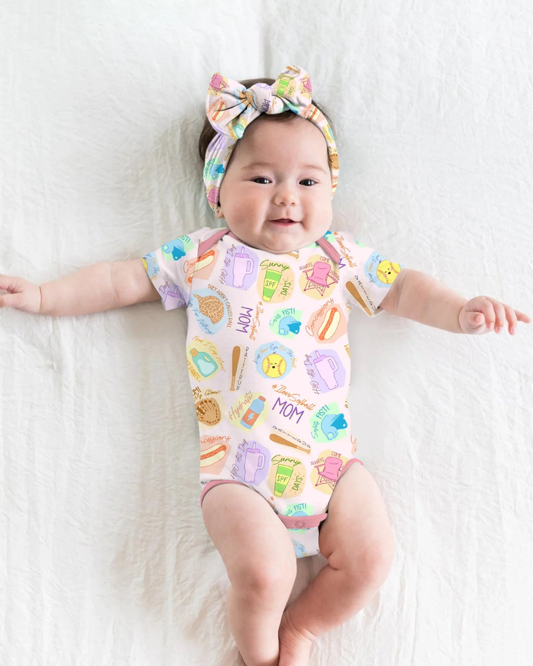 SoftBall Mom Saves The Days Bodysuit