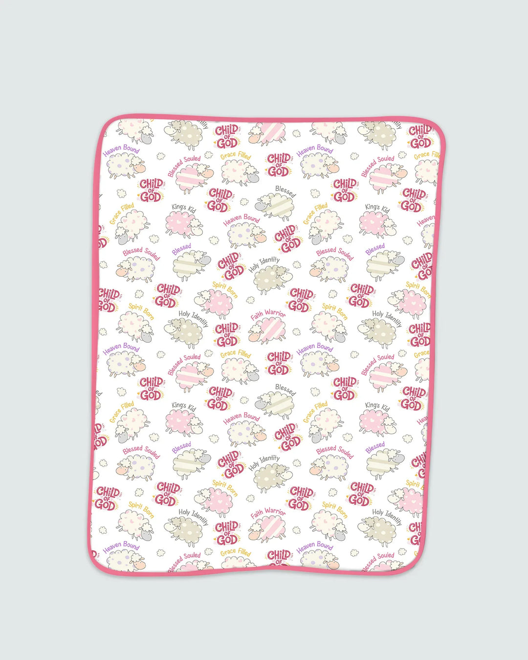 A Child Of God Girl Bamboo Blanket