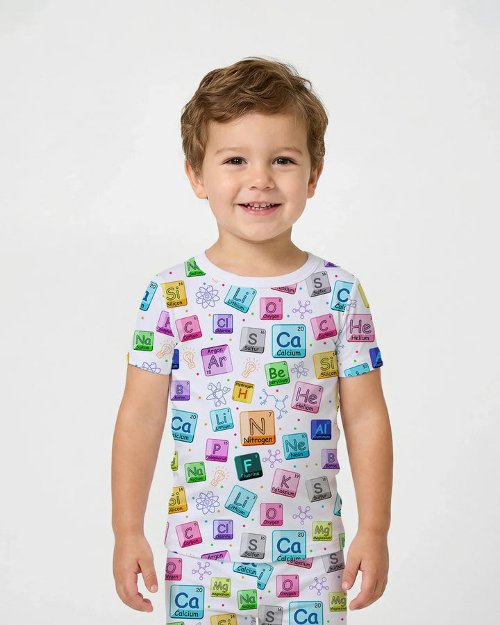 Zweiteiliges, kurzärmliges Pyjama-Set mit Marienkäfern