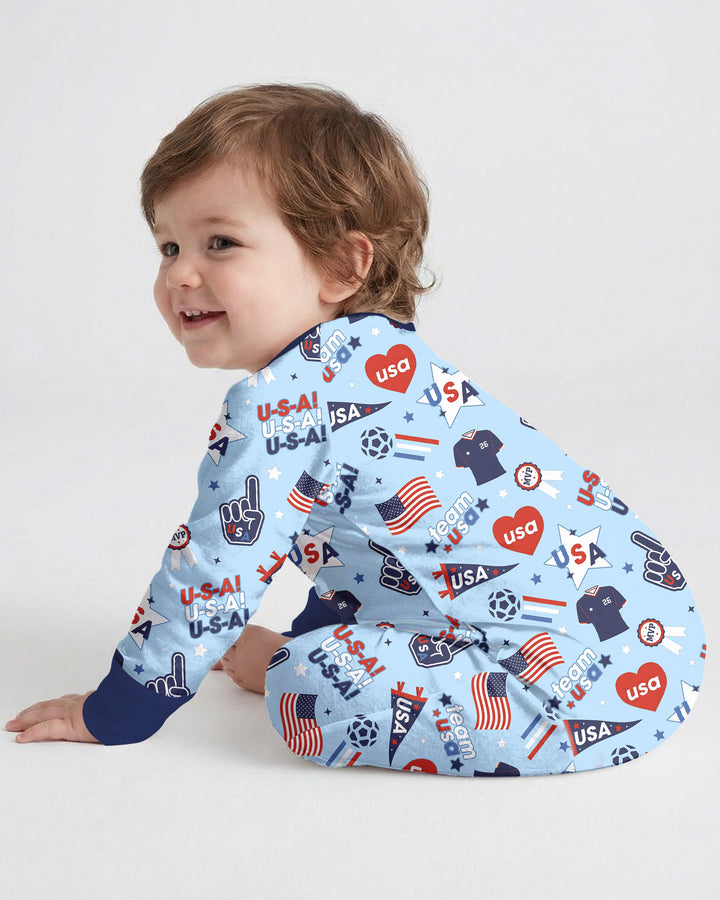 Soccer Party Team USA Bamboo Convertible Zippy