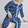 Gerippte Babykleidung mit individuellem Foto - Weich &amp; Skizzenhaft