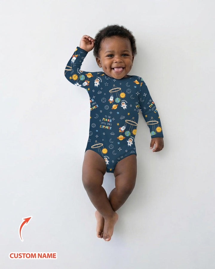 Little Astronaut Big Dream Bamboo Bodysuit