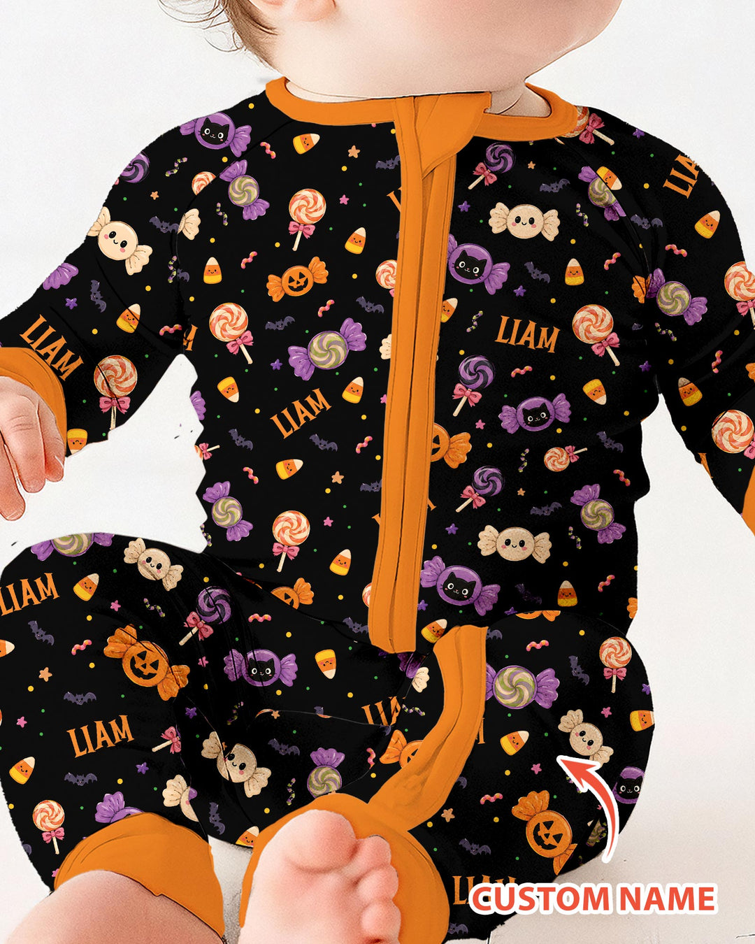 Halloween Spooky Candy Bamboo Convertible Zippy