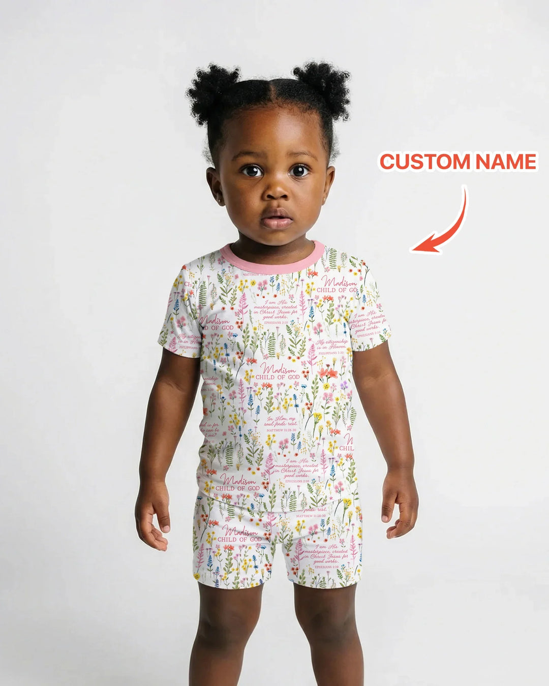 Zweiteiliges Pyjama-Set mit kurzen Ärmeln und Shorts im Sommer-Design