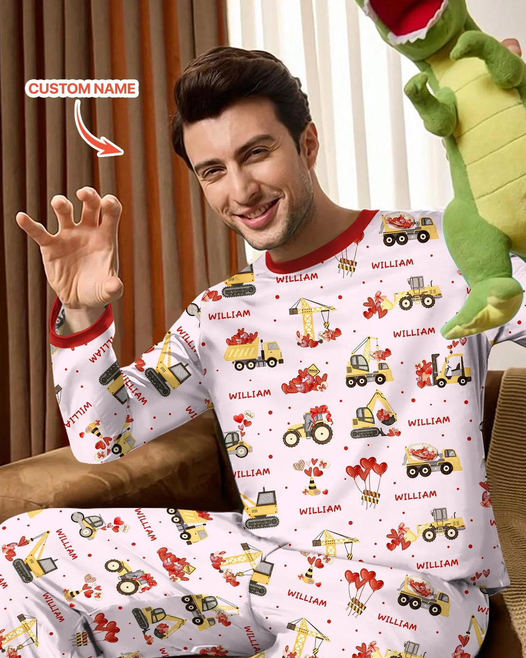 Vorlage Benutzerdefiniertes Herren-Pyjama-Set