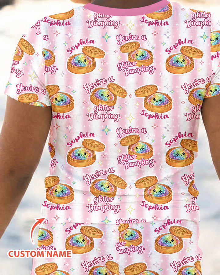 Zweiteiliges, kurzärmliges Pyjama-Set mit Marienkäfern