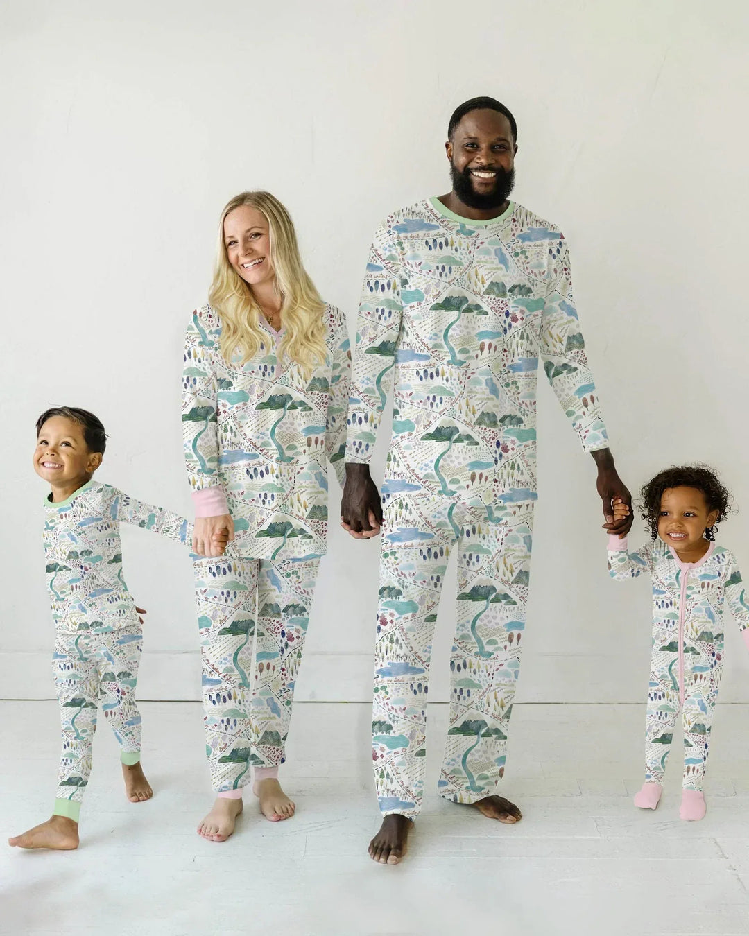 Whimsical Psalms 23 Map Bamboo Convertible Zippy