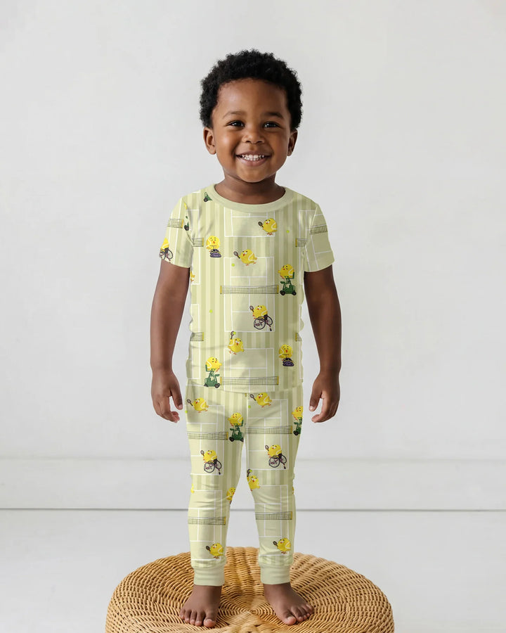 Zweiteiliges, kurzärmliges Pyjama-Set mit Marienkäfern
