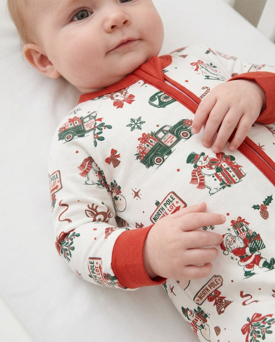 North Pole Retro Bamboo Convertible Zippy