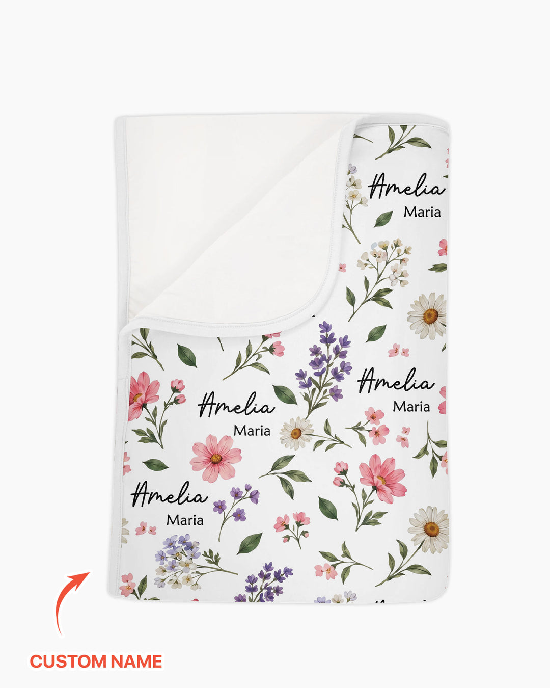 Wildflower Whispers Bamboo Blanket